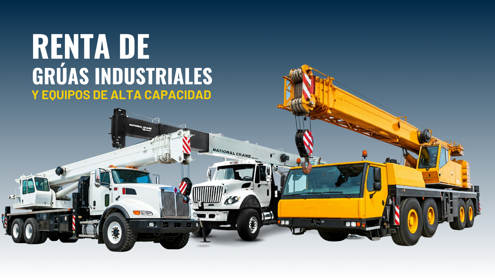 Renta de grúas industriales Renta de grúas industriales<br />
Renta de grúas Hiab<br />
Renta de gruas telescópicas<br />
Renta de grúas titan<br />
Grúas Marin